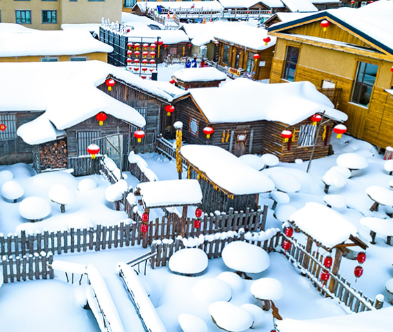 中国雪乡“冷资源”引发“热经济”