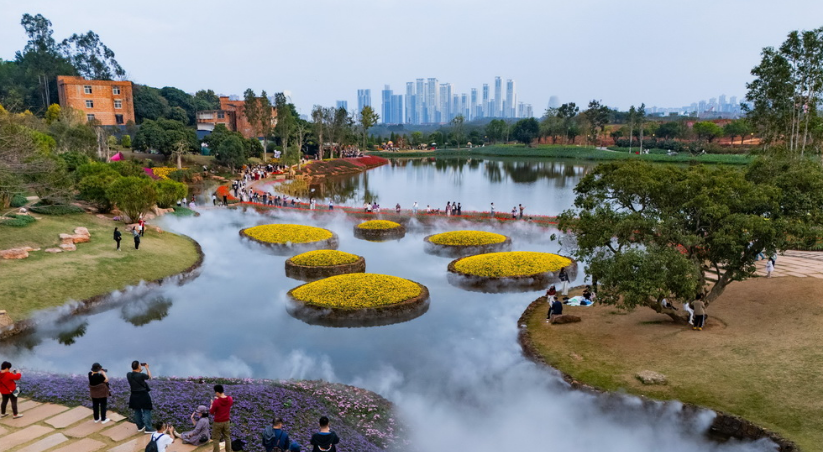 广西南宁：踏青赏花 乐享假日