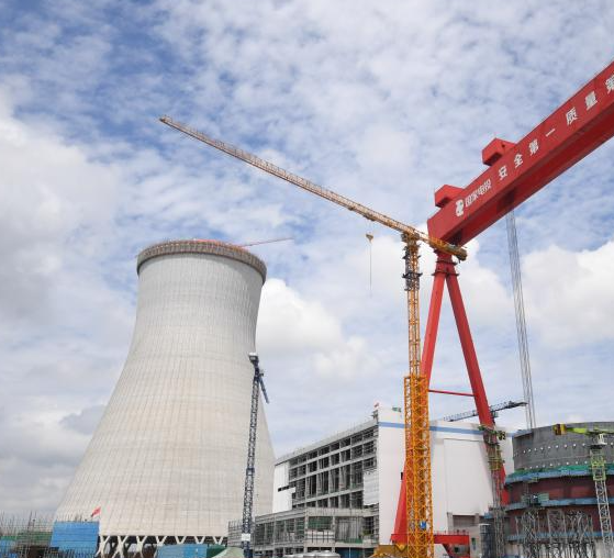 国内核电首座超大型海水冷却塔完成主体施工