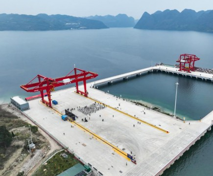 贵州瓮安港云中港区正式开港