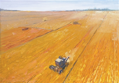 用画笔记录中国高质量发展新风貌