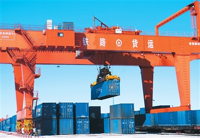 中欧班列“东通道”今年通行量突破1000列